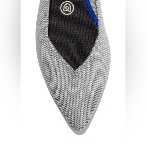 NWOT Rothy's The Point Ballet Flat Shoes Flax Birdseye Women's Size 7 - Picture 4 of 11